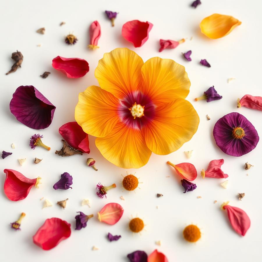 Dehydrated Flowers