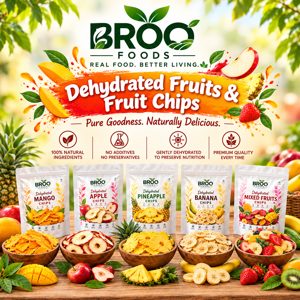 Dehydrated Fruits & Fruit Powders
