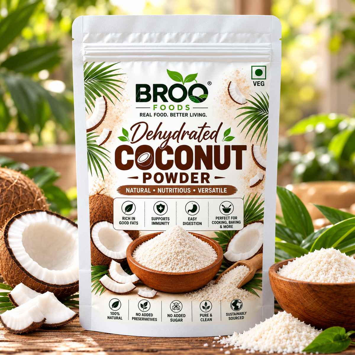 Dehydrated Coconut Powder