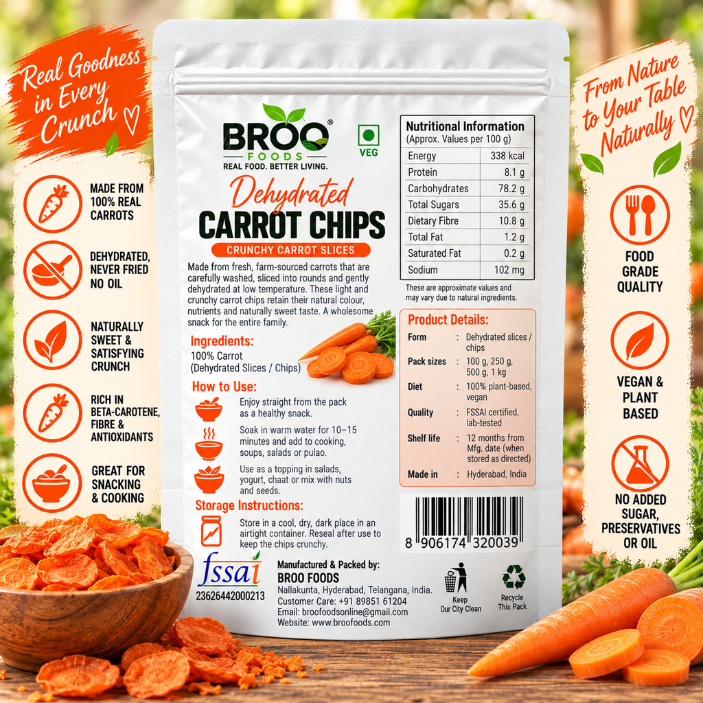 Dehydrated Carrot