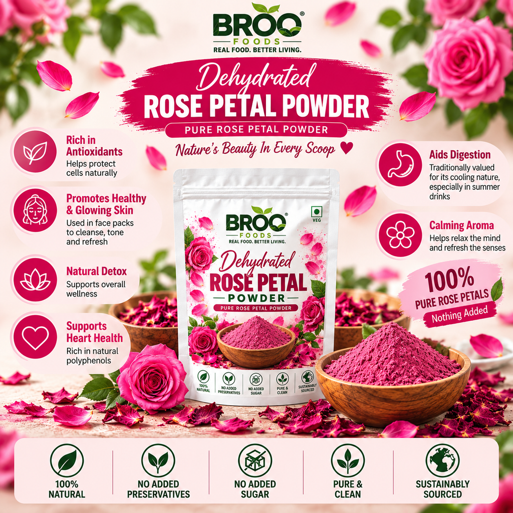 Dehydrated Rose Petal Powder