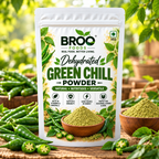Dehydrated Green Chilli Powder (Pachi Mirchi)
