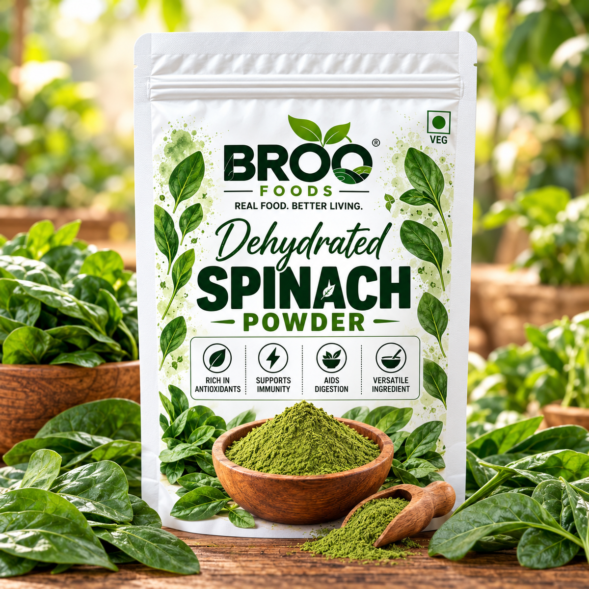 Dehydrated Spinach Powder (Palak)