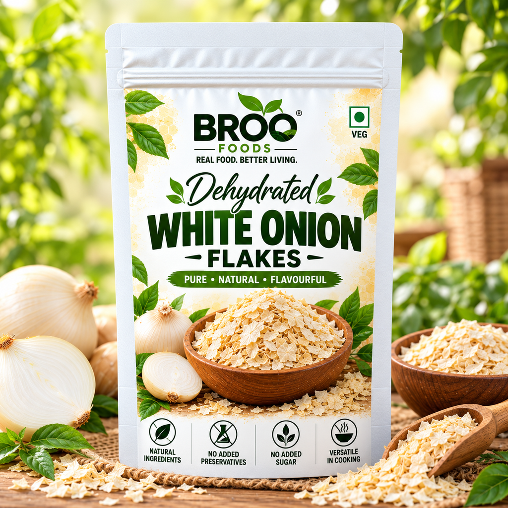 Dehydrated White Onion Flakes