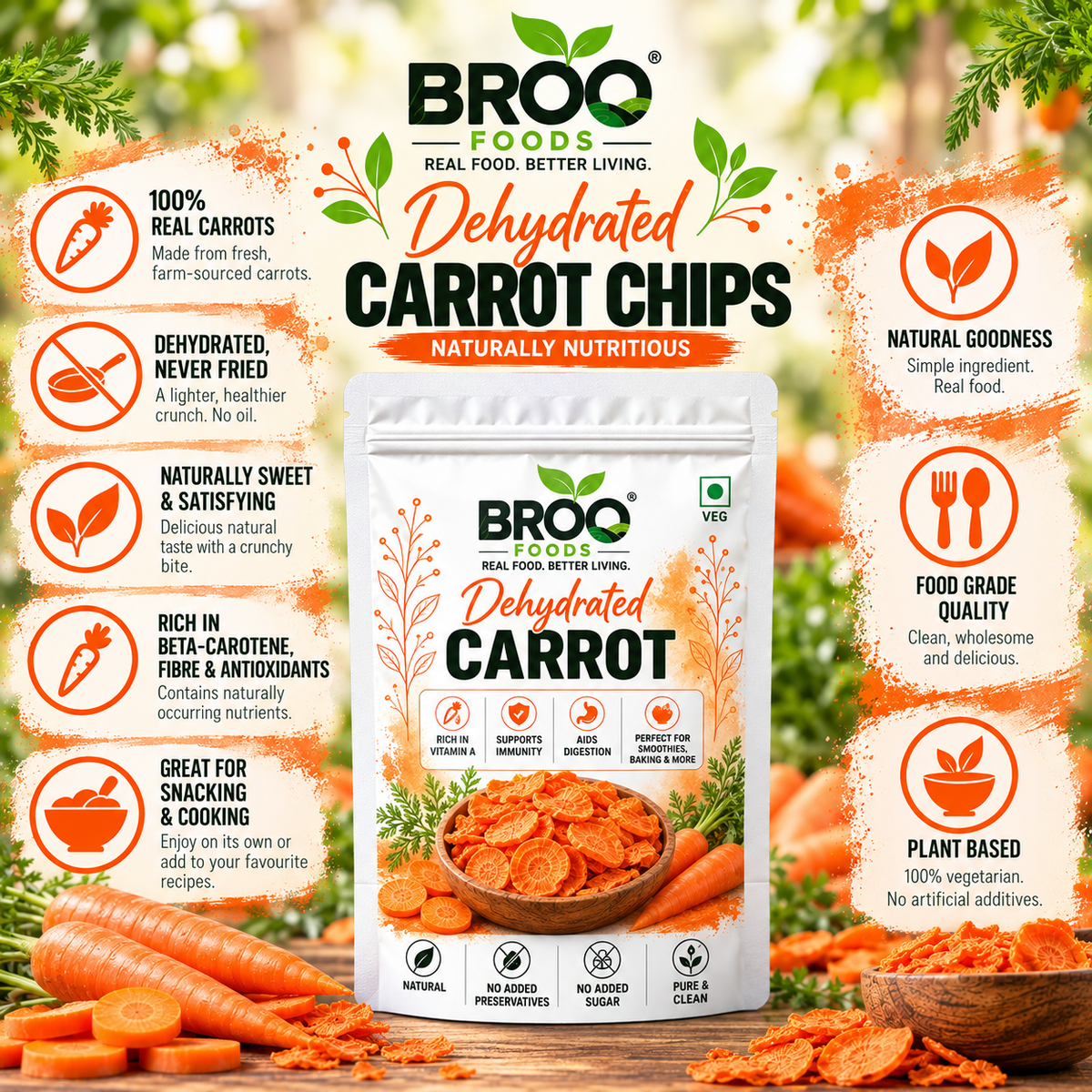 Dehydrated Carrot