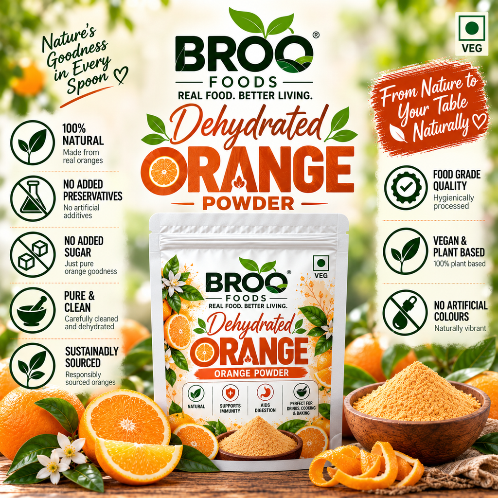 Dehydrated Orange Powder