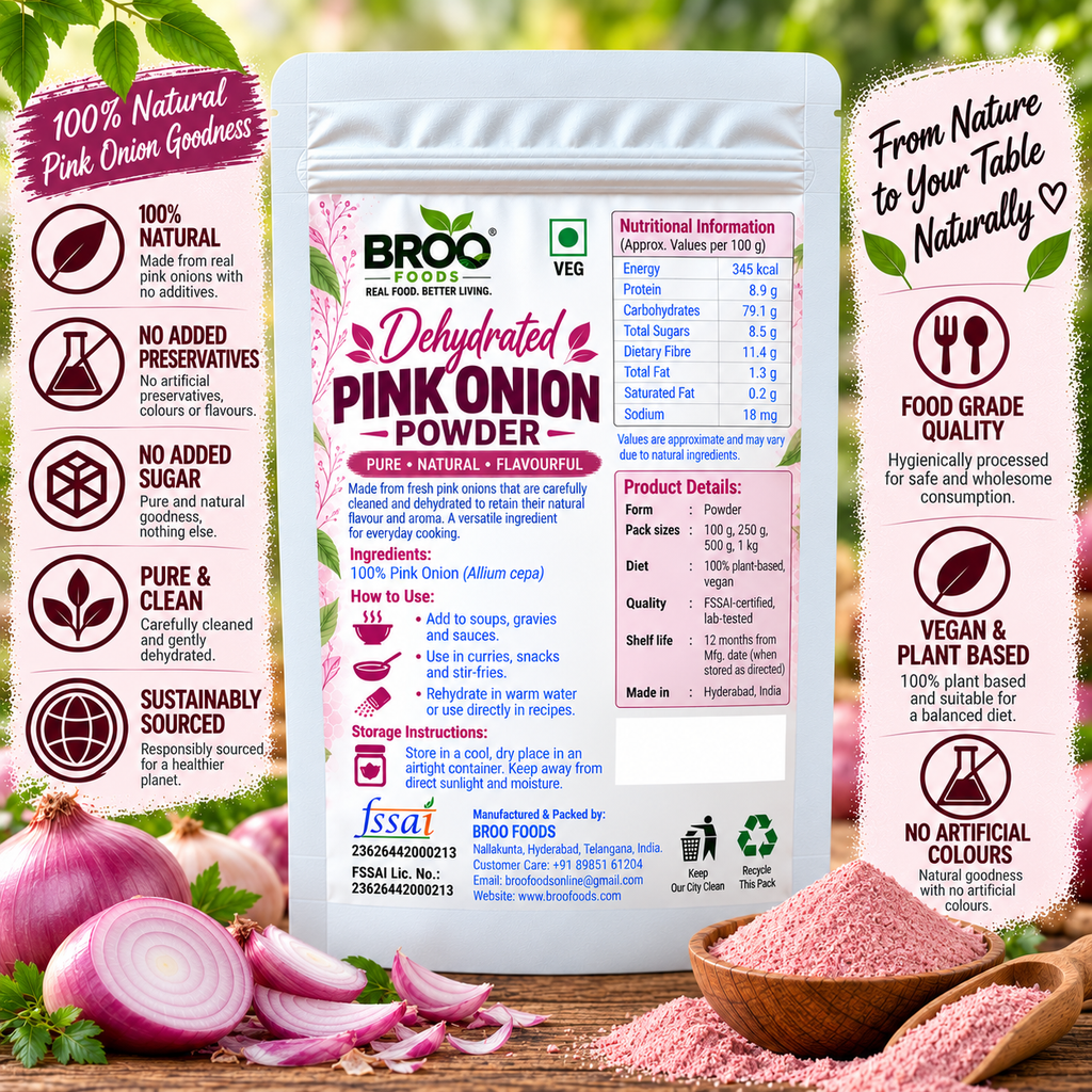 Dehydrated Pink Onion Powder