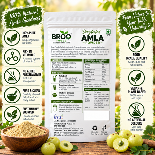Dehydrated Amla Powder (Indian Gooseberry)