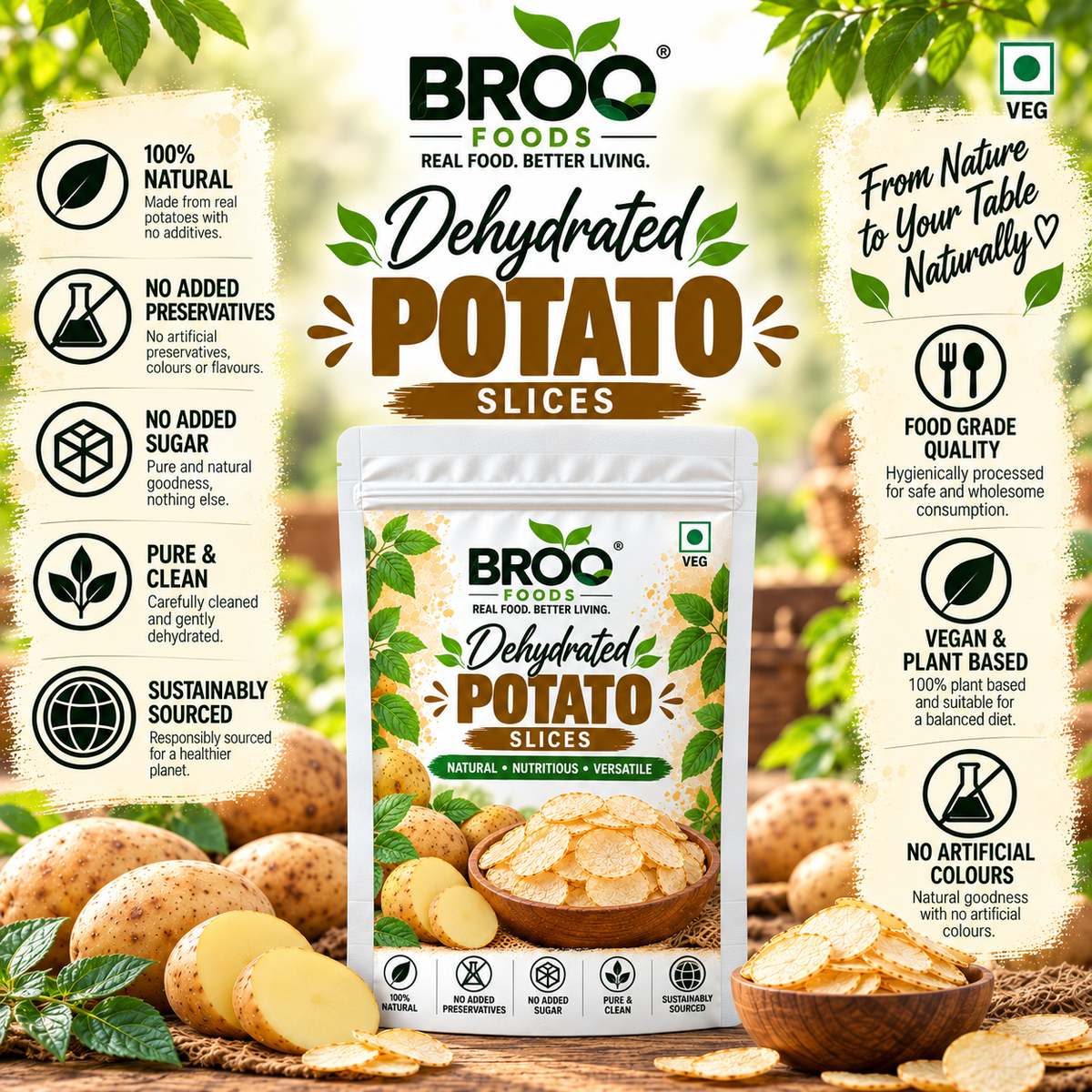 Dehydrated Potato