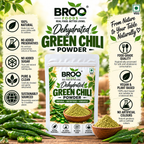 Dehydrated Green Chilli Powder (Pachi Mirchi)