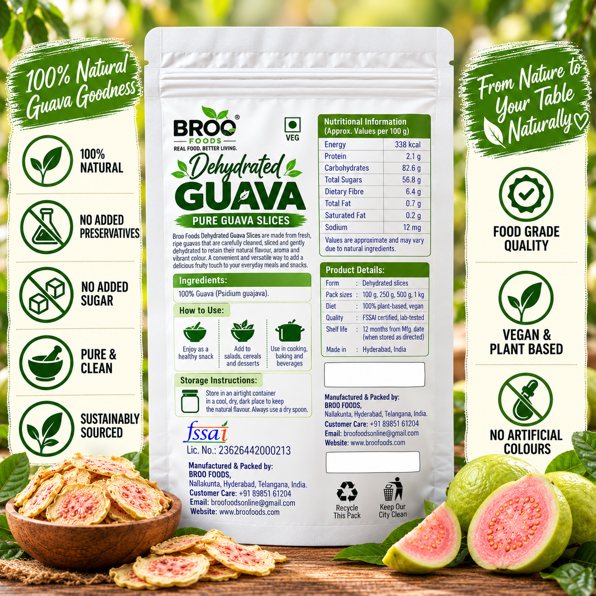Dehydrated Guava