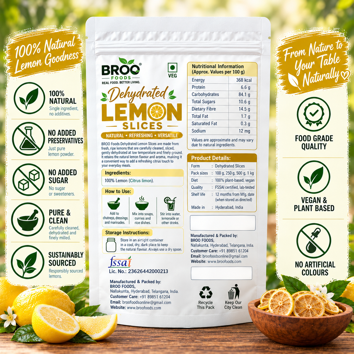 Dehydrated Lemon Slices