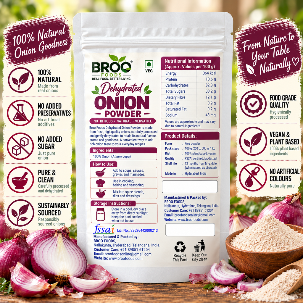 Dehydrated White Onion Powder