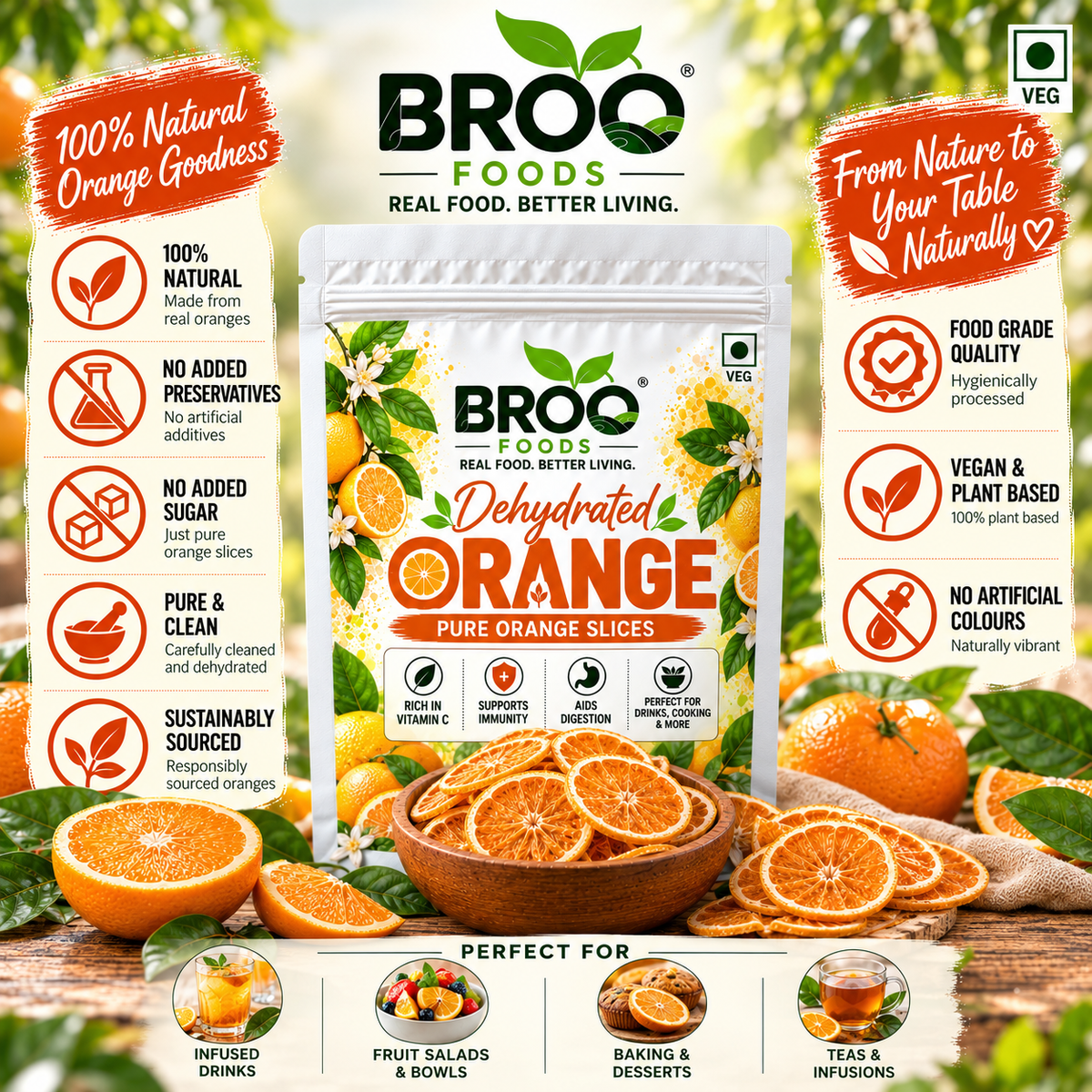 Dehydrated Orange Slices