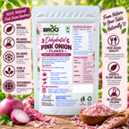 Dehydrated Pink Onion Flakes