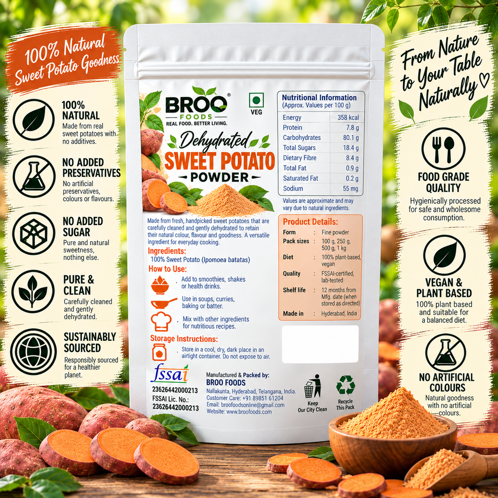 Dehydrated Sweet Potato Powder