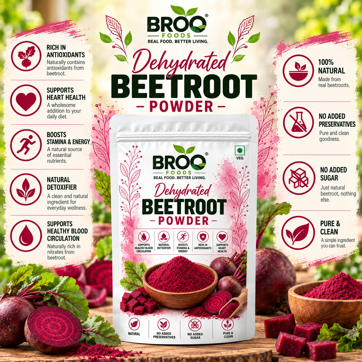 Dehydrated Beetroot Powder