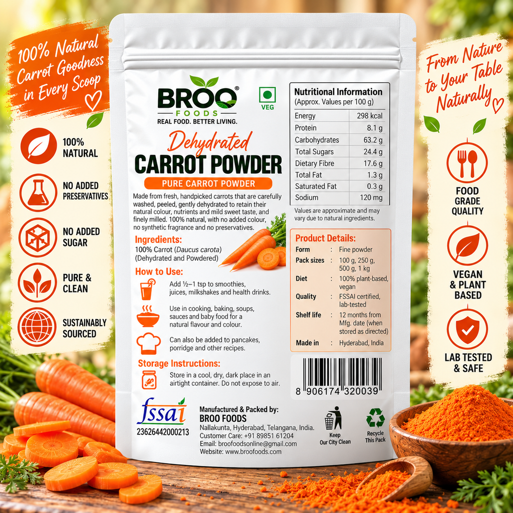 Dehydrated Carrot Powder