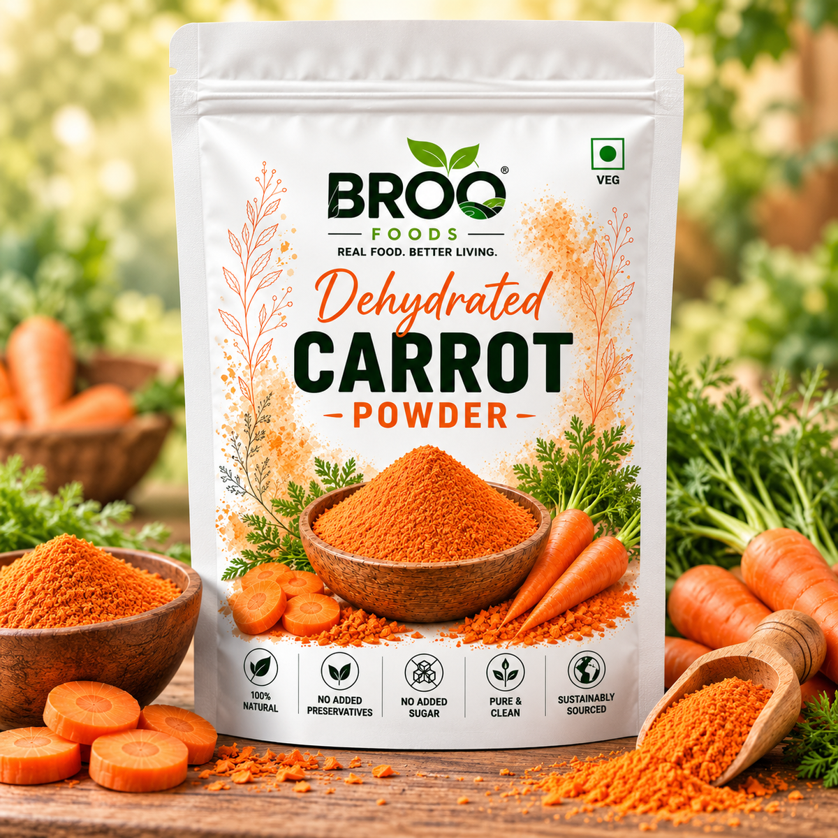 Dehydrated Carrot Powder