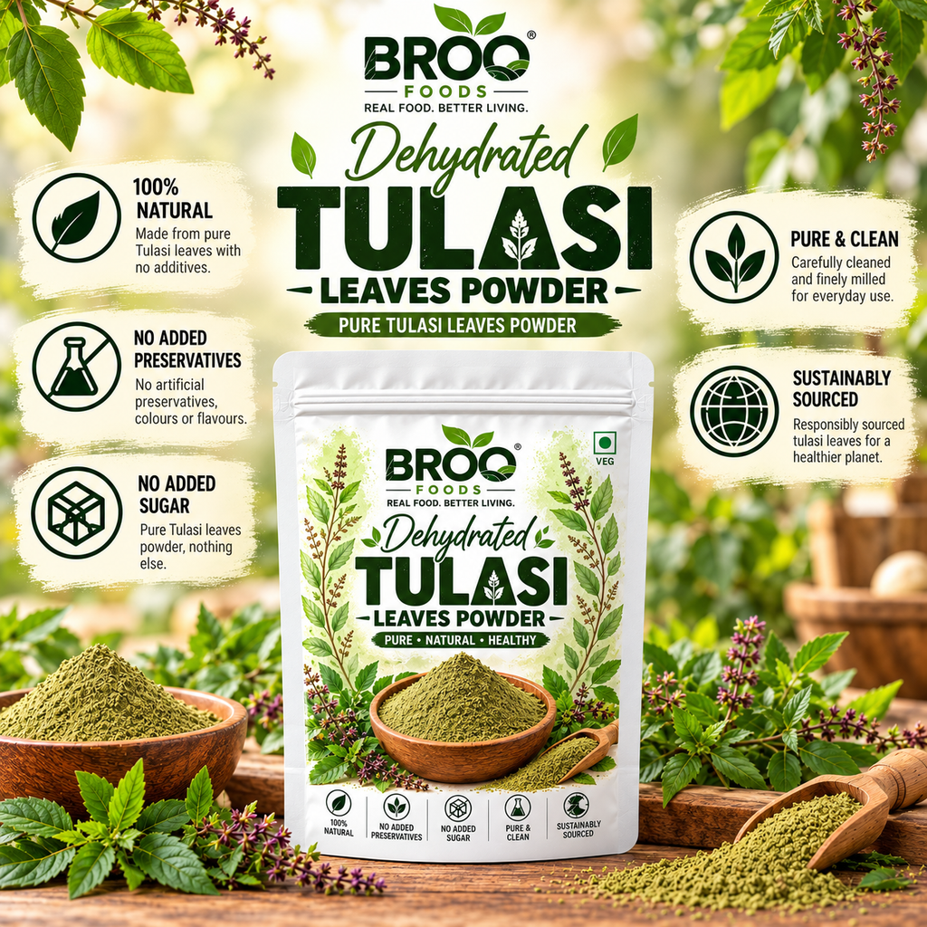 Dehydrated Tulsi Leaves Powder (Holy Basil)