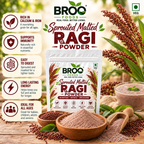 Sprouted Malted Ragi Powder (Finger Millet)