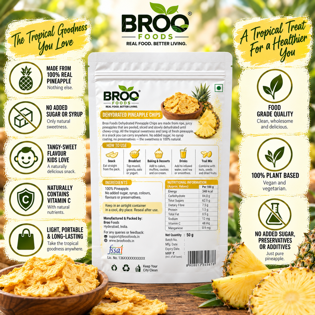 Dehydrated Pineapple Chips